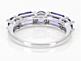 Pre-Owned Blue Tanzanite Rhodium Over 10k White Gold Ring 1.67ctw