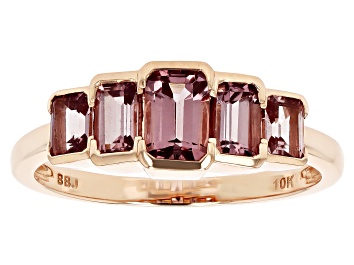 Picture of Pre-Owned Color Shift Garnet 10k Rose Gold Ring 1.76ctw