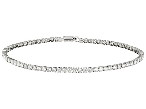 Pre-Owned White Diamond 14k White Gold Tennis Bracelet 3.00ctw