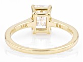 Pre-Owned Moissanite 14k Yellow Gold Ring 1.75ct DEW