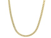 Pre-Owned 10K Yellow Gold Square Folded Box 18 Inch Chain
