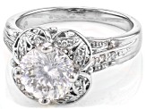 Pre-Owned Moissanite Platineve Ring 2.34ctw DEW