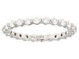 Pre-Owned Moissanite Platineve Eternity Band Ring .66ctw DEW.
