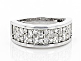 Pre-Owned Moissanite Platineve Mens Ring 1.80ctw DEW.