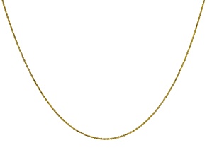 Pre-Owned 14k Yellow Gold 1mm 16 Inch Solid Rope Chain