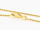 Pre-Owned 14k Yellow Gold 1mm 16 Inch Solid Rope Chain