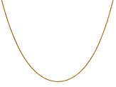 Pre-Owned 14k Yellow Gold 1mm 18 Inch Solid Rope Chain