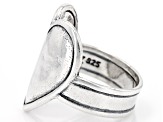 Pre-Owned Sterling Silver Center Heart Ring