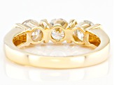 Pre-Owned Moissanite 14k Yellow Gold Band Ring .45ctw DEW