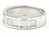 Pre-Owned Moissanite Platineve Band Ring 1.30ctw DEW.