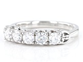 Pre-Owned Moissanite Platineve Band Ring .80ctw DEW