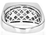 Pre-Owned Moissanite Platineve Mens Ring 3.82ctw DEW.