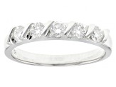 Pre-Owned Moissanite Platineve Ring And Bangle Bracelet Set 1.80ctw DEW.