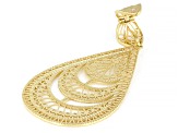 Pre-Owned 18k Gold Over Sterling Silver Pendant