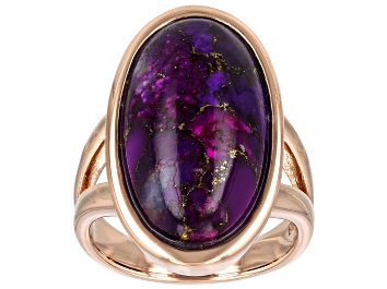 Picture of Pre-Owned Purple Turquoise Copper Ring