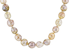 Pre-Owned Genusis™ Cultured Freshwater Pearl Rhodium Over Sterling Silver 20 Inch Strand Necklace