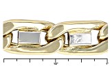 Pre-Owned 14k Yellow And White Gold Two-Tone Mariner Link Bracelet 8.5 inch 8.5mm