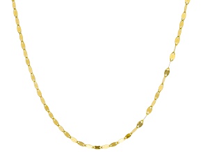 Pre-Owned 18K Yellow Gold Mirror Valentino Chain