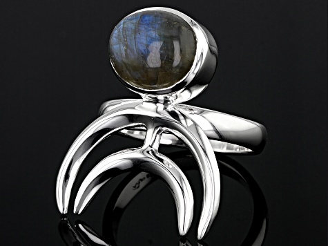 Pre-Owned Labradorite Sterling Silver Ring