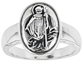 Pre-Owned Sterling Silver St. Patrick Ring