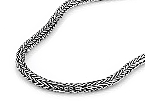 Pre-Owned 2.5mm Sterling Silver Tulang Naga 18
