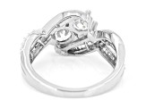 Pre-Owned White Cubic Zirconia Platinum Over Sterling Silver Ring 1.95ctw