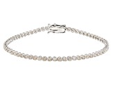 Pre-Owned Diamond 18k White Gold Tennis Bracelet 2.00ctw