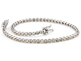 Pre-Owned Diamond 18k White Gold Tennis Bracelet 2.00ctw