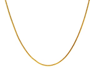 Pre-Owned 14k Yellow Gold Square Box Link Chain Necklace 20 inch
