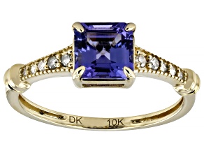 Pre-Owned Blue Tanzanite 10k Yellow Gold Ring 1.19ctw