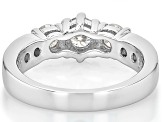 Pre-Owned Moissanite Platineve Ring 1.20ctw DEW.