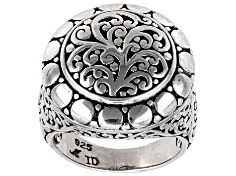 Pre-Owned Sterling Silver Filigree Ring