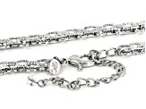 Pre-Owned  Silver Tone Link Necklace