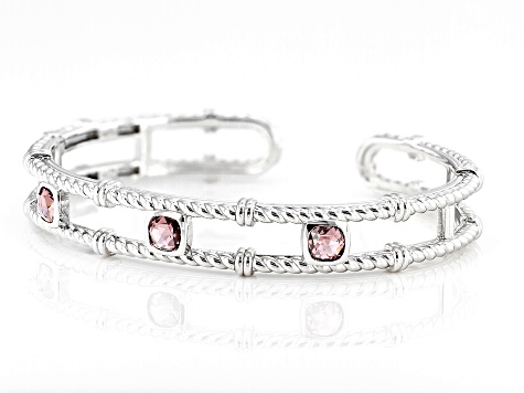 Pre-Owned Judith Ripka Rose Bella Luce® Diamond Simulant Rhodium Over ...