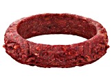 Pre-Owned Red Sponge Coral Bangle Bracelet