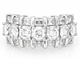 Pre-Owned Moissanite Platineve Band Ring 3.01ctw DEW.