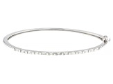 Pre-Owned Moissanite Platineve Bangle Bracelet 1.17ctw DEW.