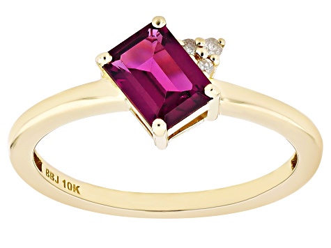 Pre-Owned Grape Garnet 10k Yellow Gold Ring 1.05ctw