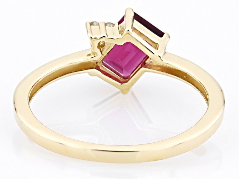 Pre-Owned Grape Garnet 10k Yellow Gold Ring 1.05ctw