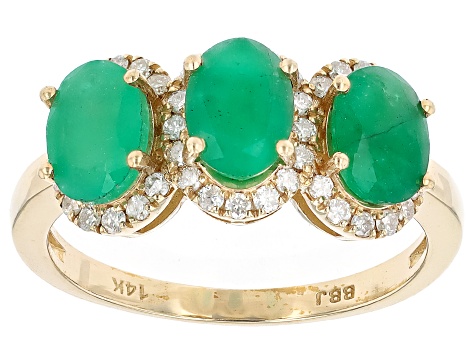 Pre-Owned Zambian Emerald 14k Yellow Gold Ring 1.97ctw