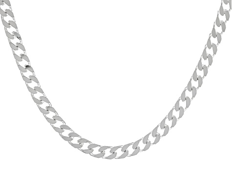 Pre-Owned Sterling Silver 4.5mm Cuban 20 Inch Chain