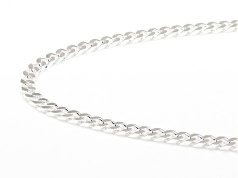 Pre-Owned Sterling Silver 4.5mm Cuban 20 Inch Chain