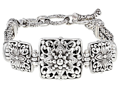 Pre-Owned Filigree Sterling Silver Bracelet