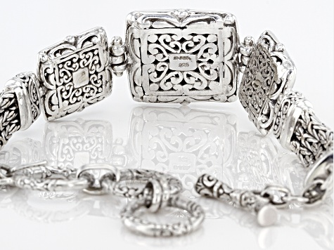 Pre-Owned Filigree Sterling Silver Bracelet