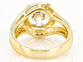 Pre-Owned White Cubic Zirconia 18k Yellow Gold Over Silver Ring (4.55ctw DEW)