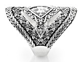Pre-Owned Sterling Silver Statement Floral Ring - P64020 | JTV