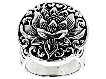 Picture of Pre-Owned Sterling Silver Lotus Flower Ring