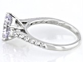 Pre-Owned White Cubic Zirconia Platinum Over Sterling Silver Ring 3.06ctw