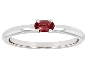 Pre-Owned Pink Tourmaline Rhodium Over 14k White Gold Ring 0.21ct