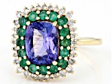 Pre-Owned Blue Tanzanite 10k Yellow Gold Ring 2.57ctw